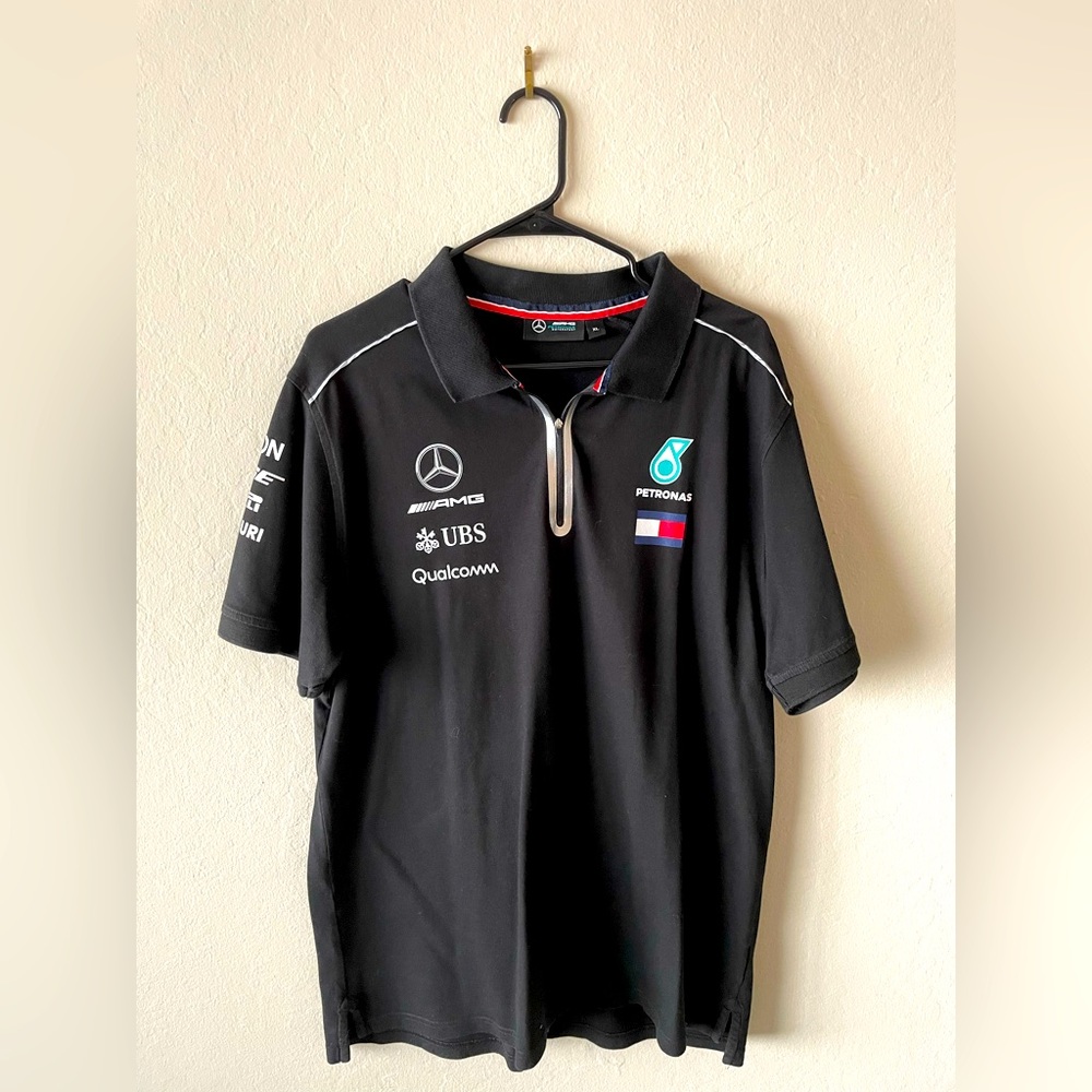 Mercedes AMG Petronas Formula One Polo Shirt Men’s XL